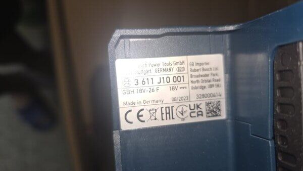 Rotopercutor Bosch GBH 18V -26F 2.6J nou.